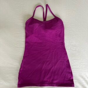 lululemon athletica Magenta power Y Tank Top